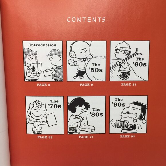 The Joy Of A Peanuts Christmas Book 50 Years Holiday Comics Charlie Brown Snoopy - Picture 3 of 14